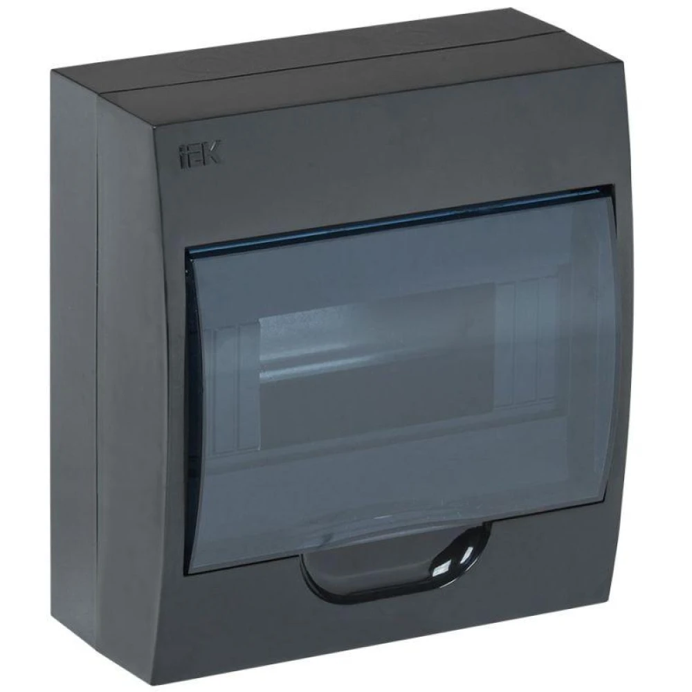 Корпус навесной ЩРН-П-8 Krepta 3 IP41 пластик. черн. IEK MKP12-N-08-41-K02