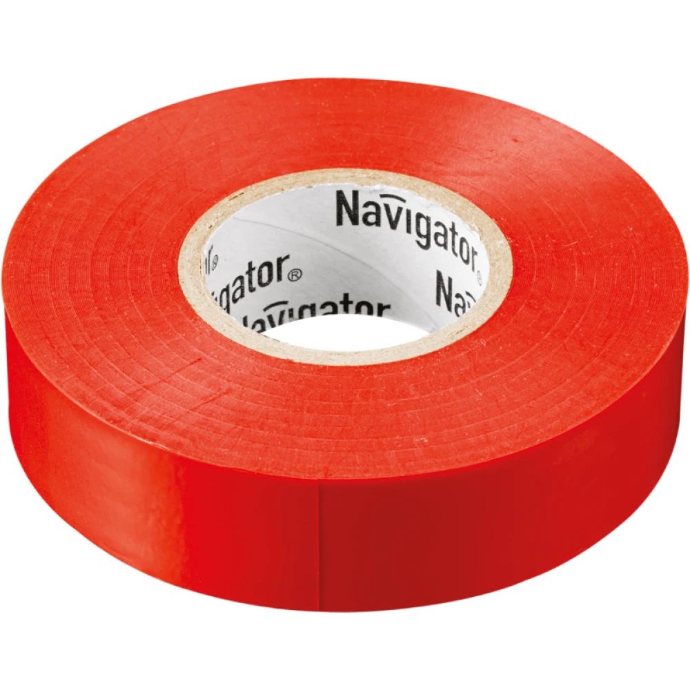 Изолента ПВХ 19мм (рул.20м) красн. NIT-A19-20/R Navigator 71111