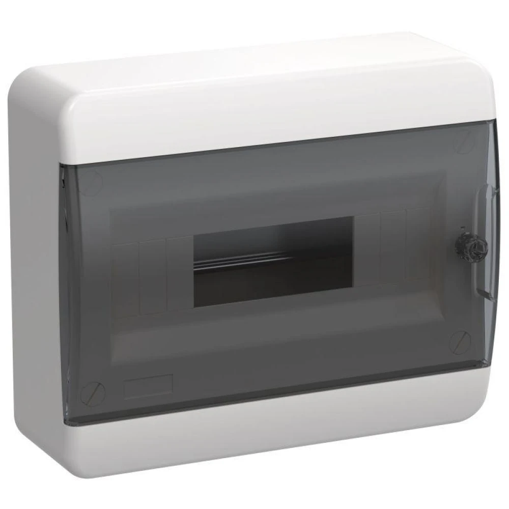 Корпус ЩРН-П-12 TEKFOR IP41 черн. прозр. дверь пластик. IEK TF5-KP12-N-12-41-K01-K03