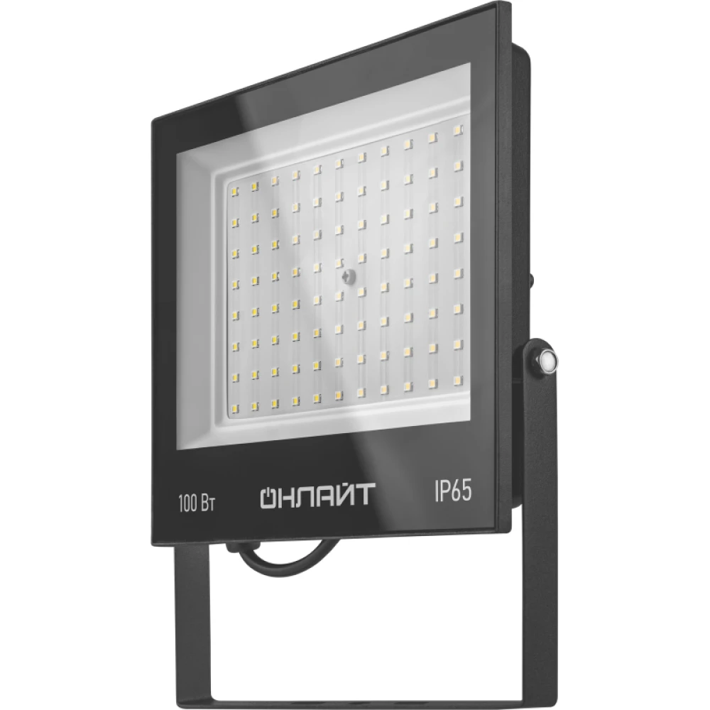 Прожектор светодиодный 61 947 OFL-100-4K-BL-IP65-LED 100Вт 4000К IP65 8000лм черн. ОНЛАЙТ 61947