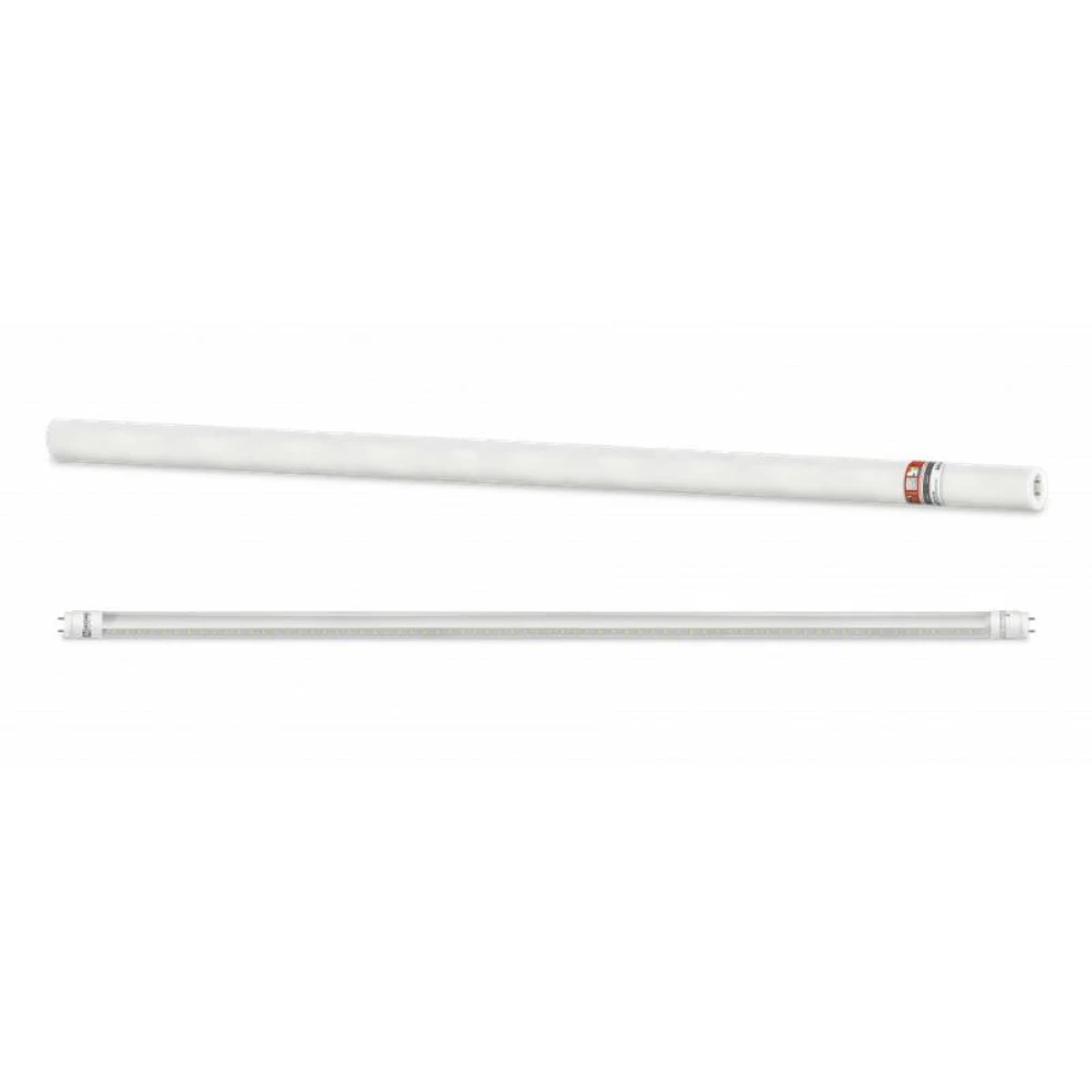 Лампа светодиодная LED-T8-П-PRO 20Вт трубчатая с двухсторонним цоколем прозрачная 4000К нейтр. бел. G13 2000лм 230В 1200мм неповоротн. IN HOME 4690612030982