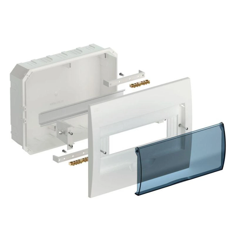 Корпус встраиваемый ЩРВ-П-12 Krepta 3 IP41 пластик. бел. IEK MKP12-V-12-40-10