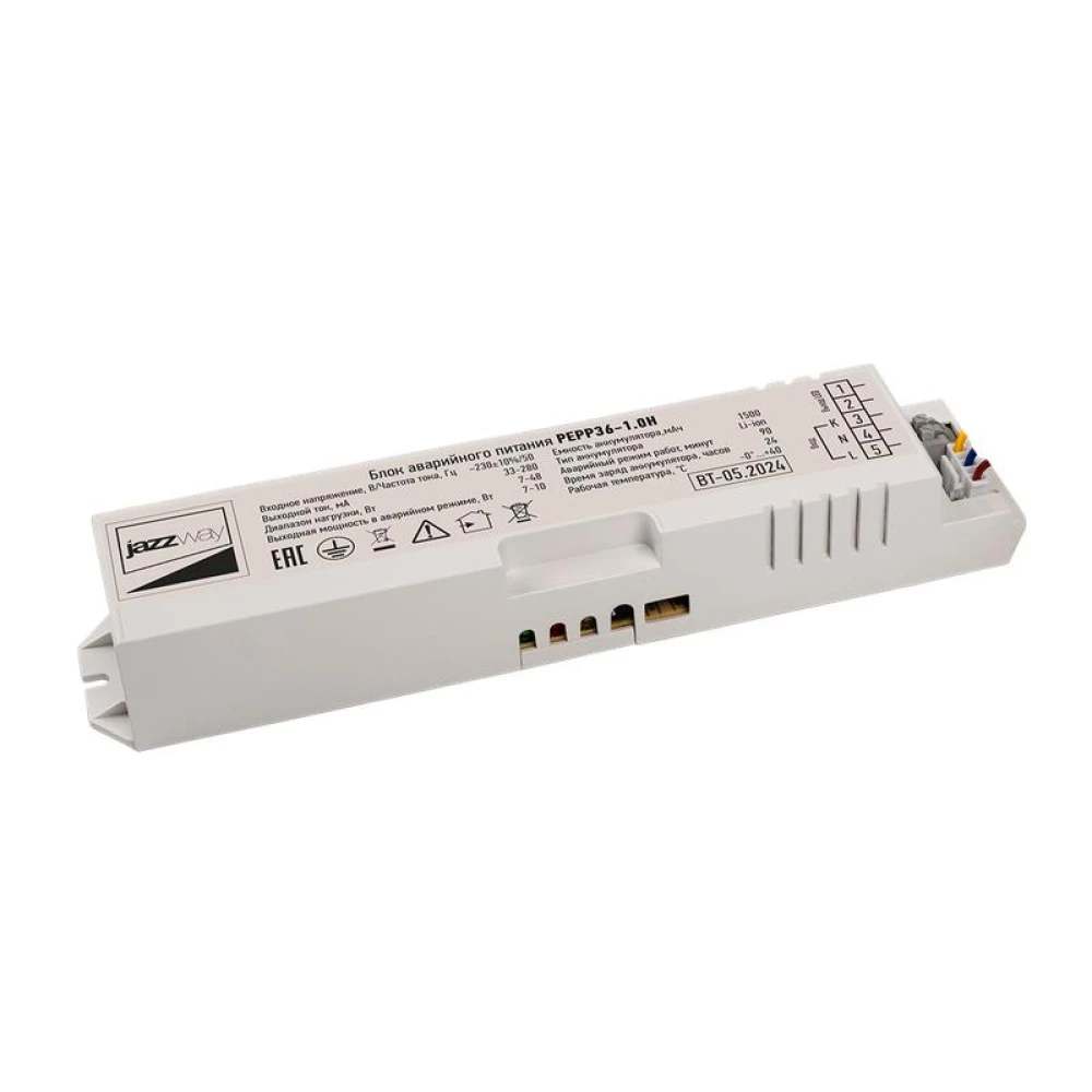 Блок аварийного питания PEPP36-1.0H IP40 БАП JazzWay 5046009