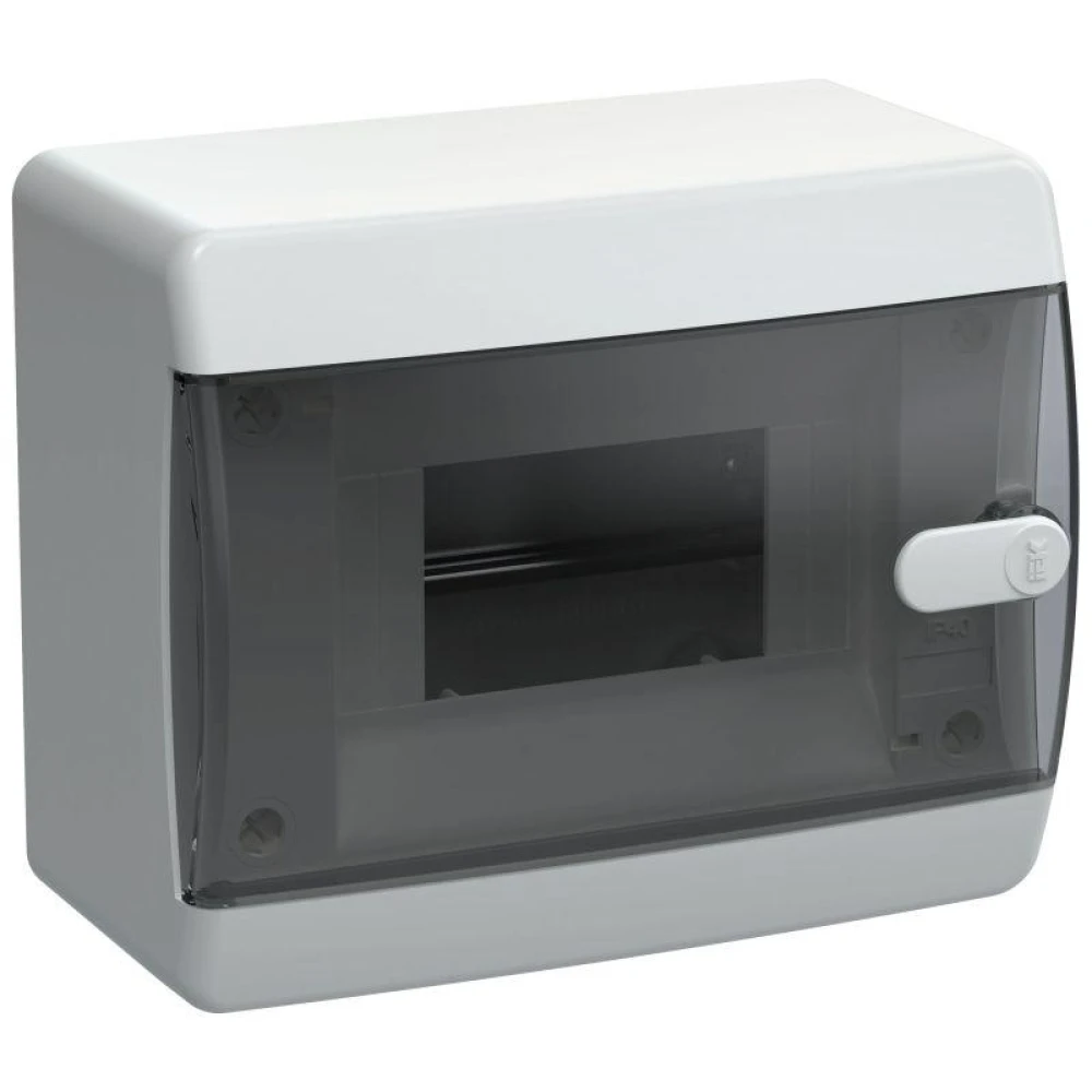 Корпус ЩРН-П-6 UNION Compact IP41 черн. прозр. дверь пластик. IEK UIC-KP12-N-06-41-K01