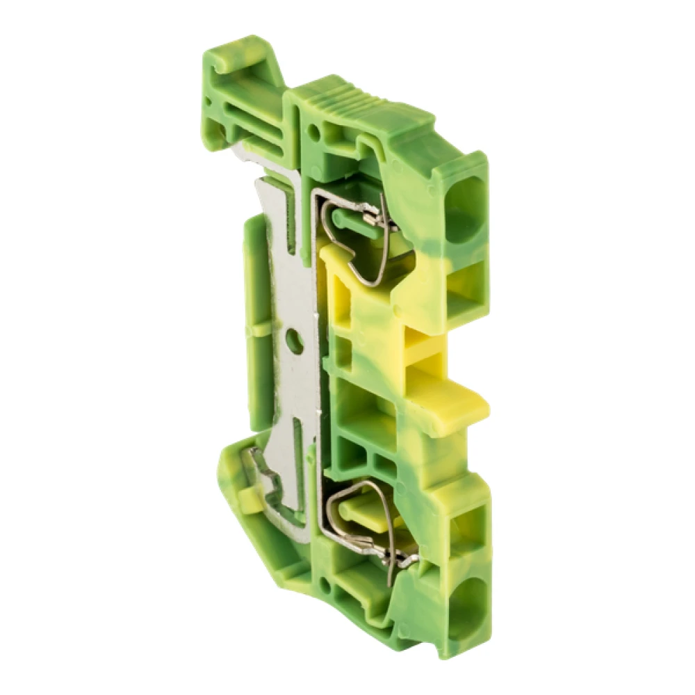 Колодка клеммная ST-2.5 земля пружинная EKF plc-jxb-st-2.5-pen