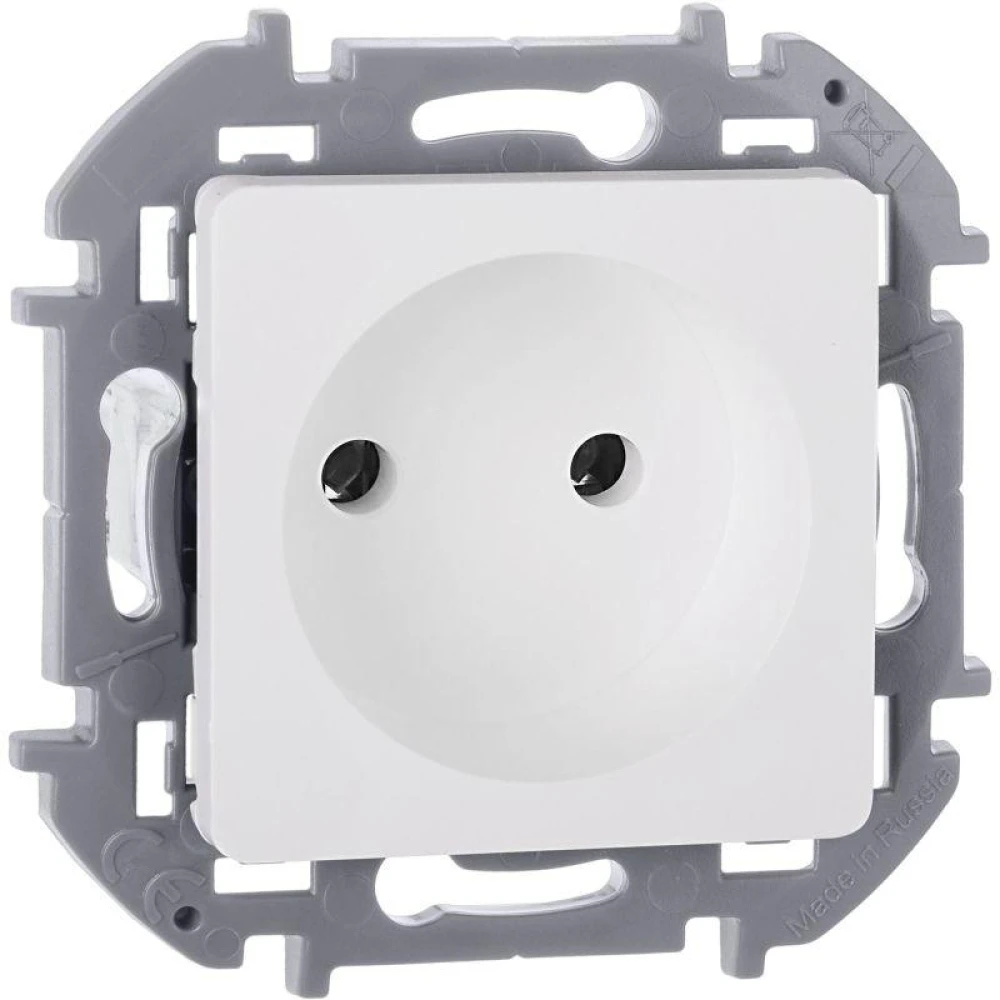 Розетка 1-м СП Inspiria 16А IP20 250В 2P механизм бел. IEK 673710