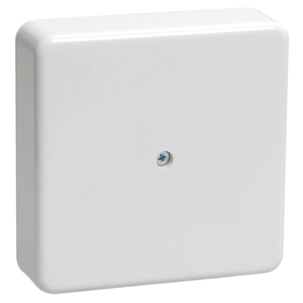 Коробка распаячная ОП 75х75х20 IP40 КМ41212-01 (6 клем. 6кв.мм) бел. IEK UKO10-075-075-020-K01
