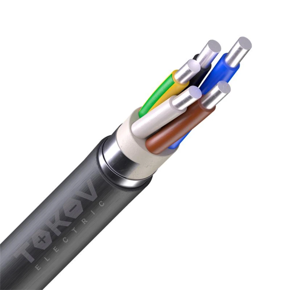Кабель TOKOV ELECTRIC АВБШв 5х10 ОК (N PE) 0.66кВ (м) УТ000030779