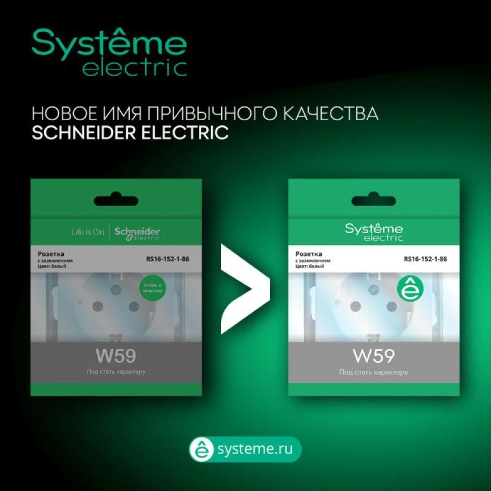 Розетка компьютерная 1-м СП W59 RJ45 кат.5E механизм бел. SE RSI-152K5E-1-86