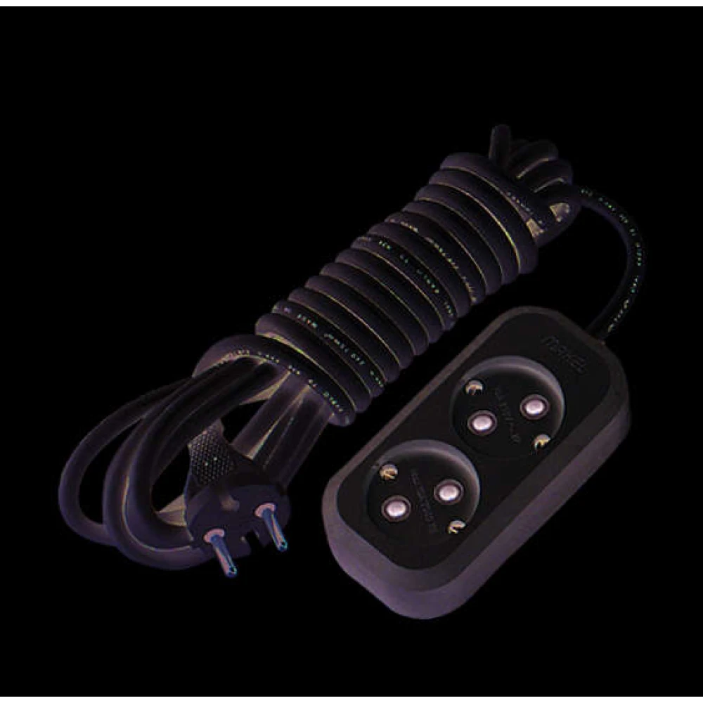 Удлинитель 2х5м без заземл. 10А IP20 Makel MGP104