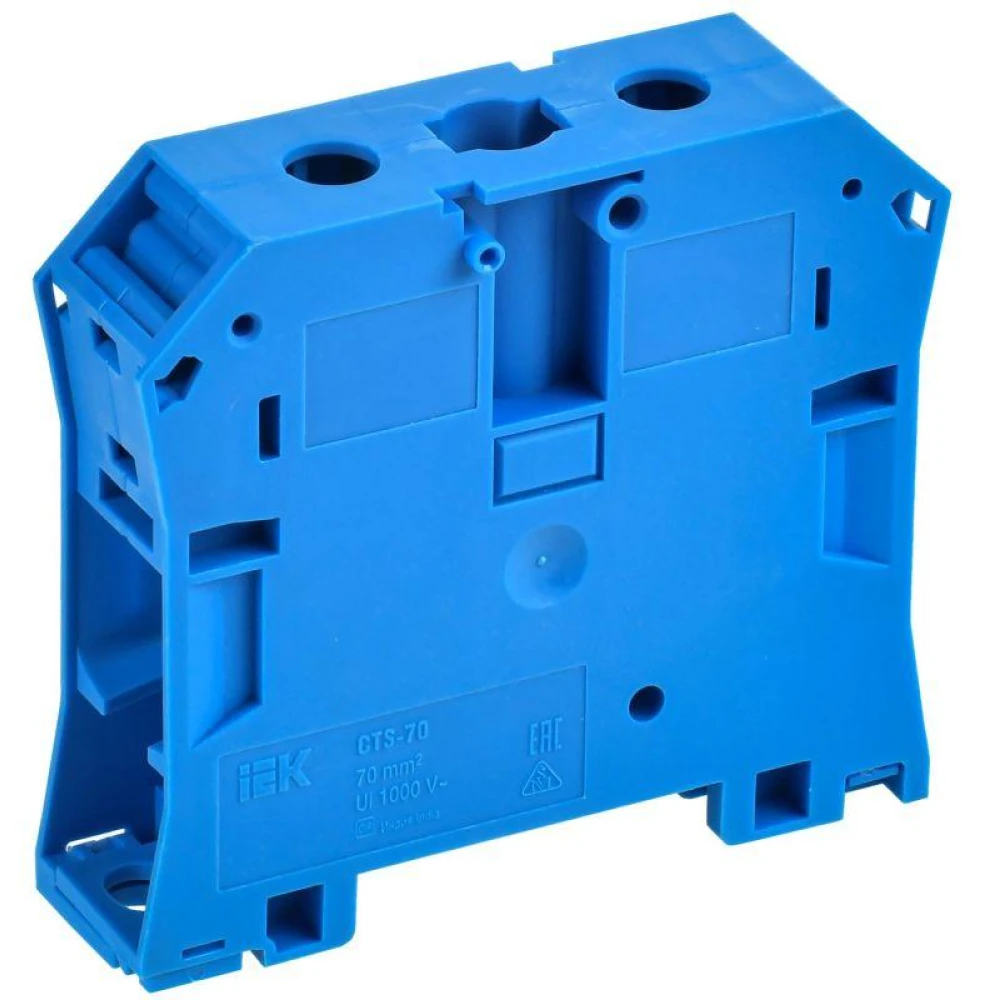 Колодка клеммная CTS ARMAFIX 70кв.мм син. IEK YCT10-00-K07-070