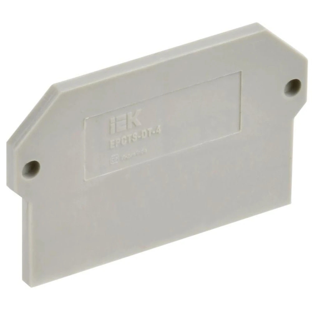 Заглушка для CTS-DT ARMAFIX 4кв.мм сер. IEK YCT15-04-K03-004-ZGL