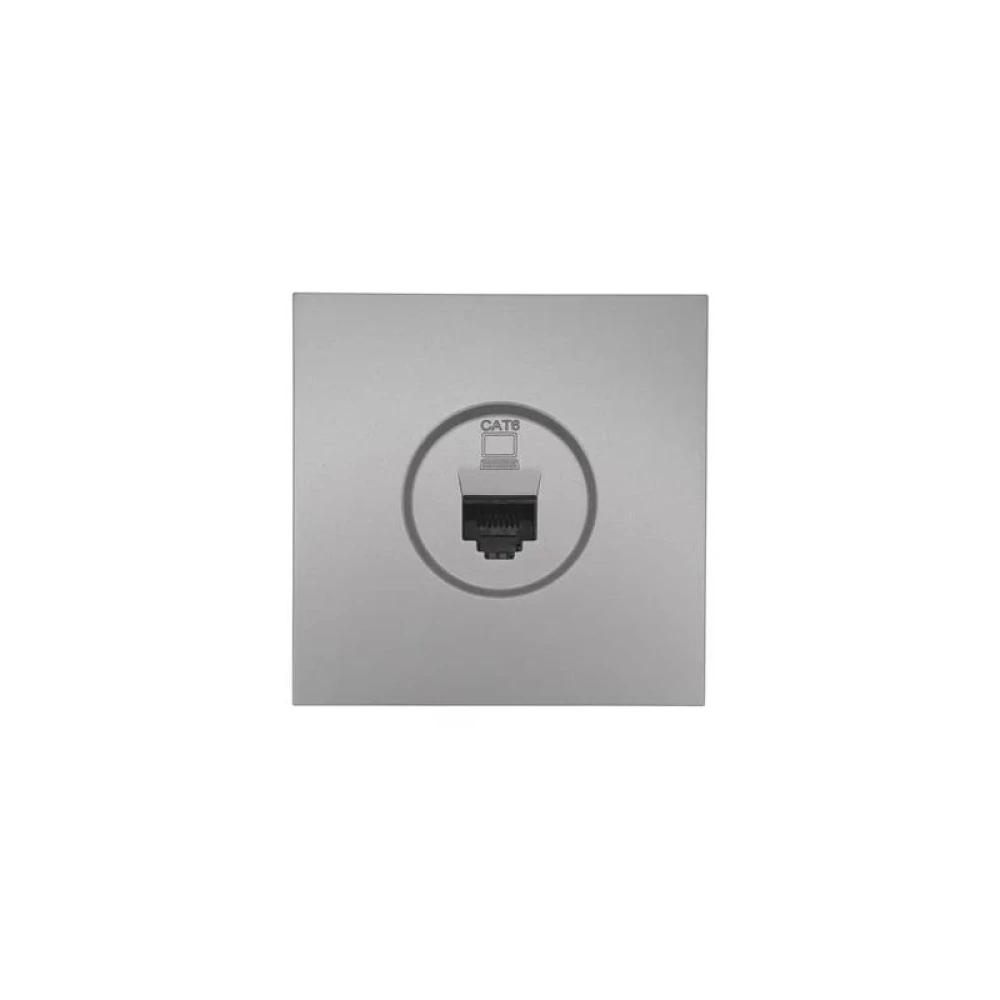 Розетка компьютерная 1-мест. СП ZIMA IP20 сер. матов. LEZARD 704-7488-140