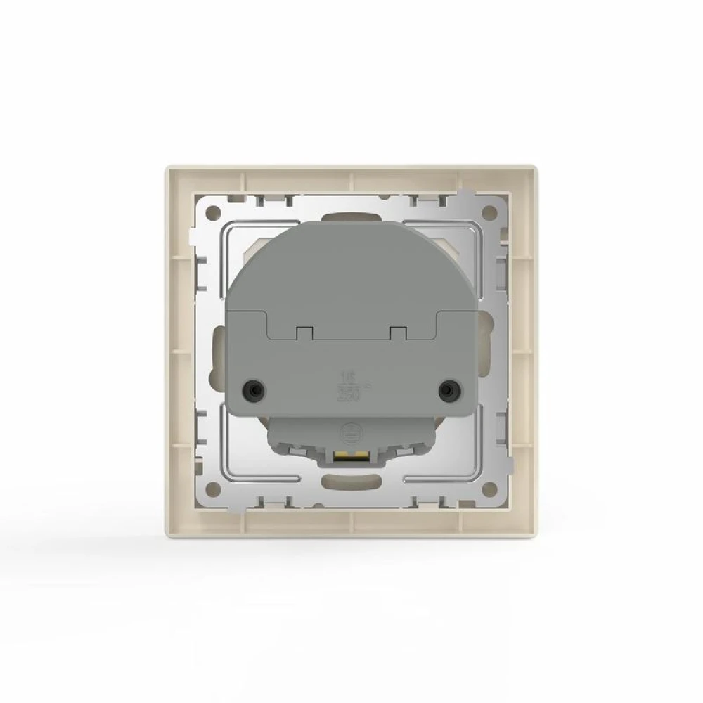 Розетка 1-м СП Pixel IP20 с заземл. с 2-мя заряд. устр. USB тип A+C механизм беж. TOKOV ELECTRIC TKE-PX-R1U2AC-C02