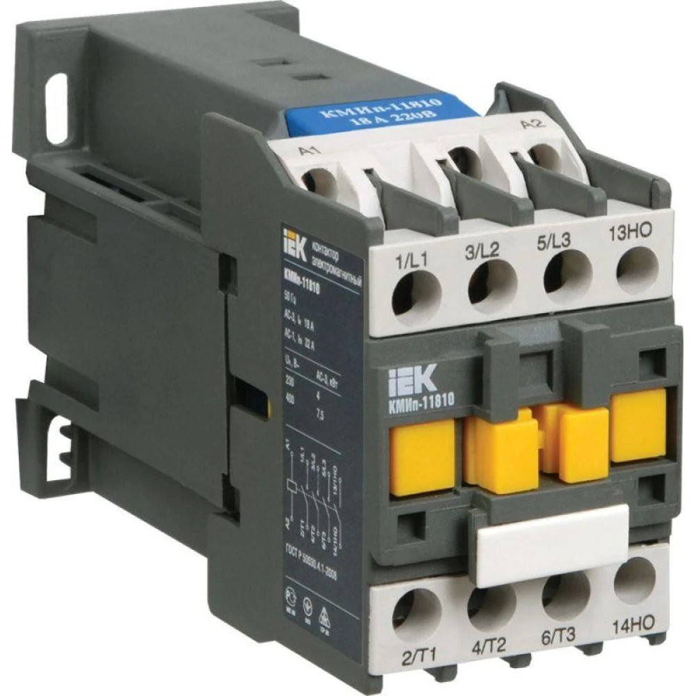Контактор КМИп-10910 3п 9А 24В/АС3 1НО KARAT IEK KMD11-009-024-10