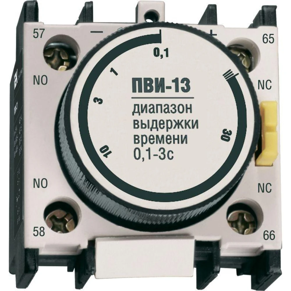 Приставка ПВИ 13 0.1-3сек 1НО+1НЗ KARAT IEK KPV10-11-3