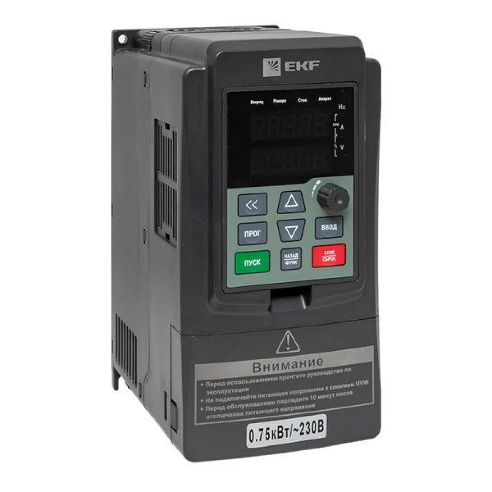 Преобразователь частоты 0.75/1.5кВт 1х230В VECTOR-100 PROxima EKF VT100-0R7-1B