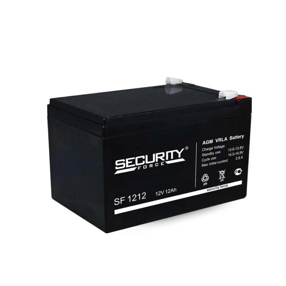 Аккумулятор ОПС 12В 12А.ч SF 1212 Security Force 4614030010001