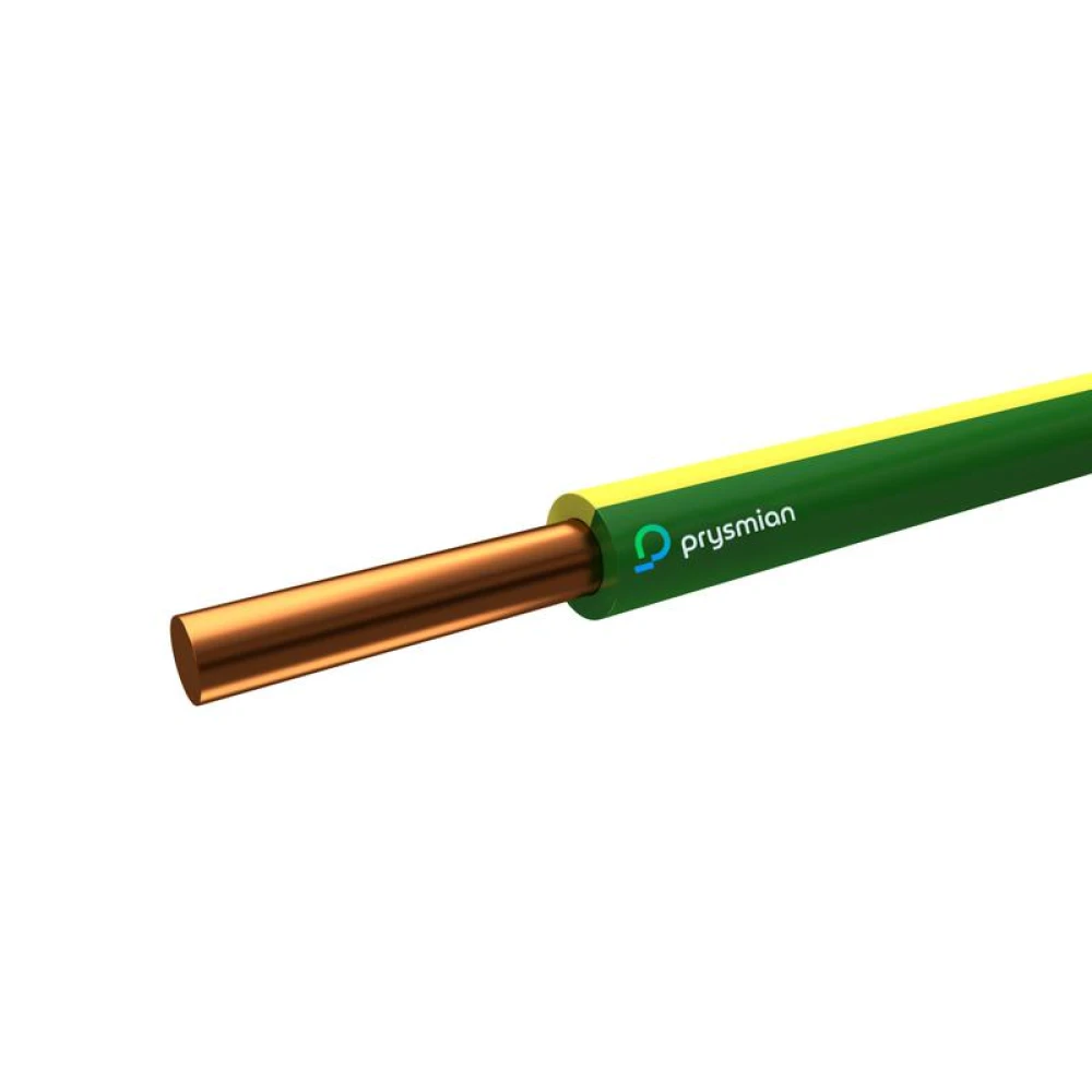 Провод ПуВнг(А)-LS 1х6 450/750В Ж/З (бухта) (м) РЭК-PRYSMIAN 0601070301
