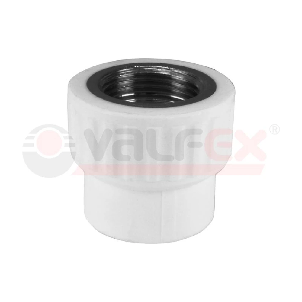 Муфта переходная с внутренней резьбой 25х1дюйм (60/15) бел. VALFEX 10129225