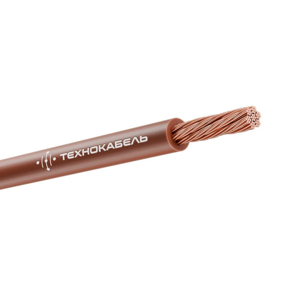 Провод ПуГВнг(А)-LS 1х2.5 450/750В Кор (бухта) (м) Технокабель 00-00149370