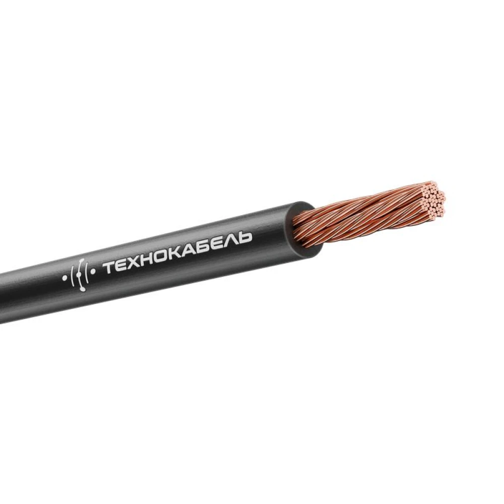 Провод ПуГВнг(А)-LS 1х6 450/750В Ч (бухта) (м) Технокабель 00-00149408