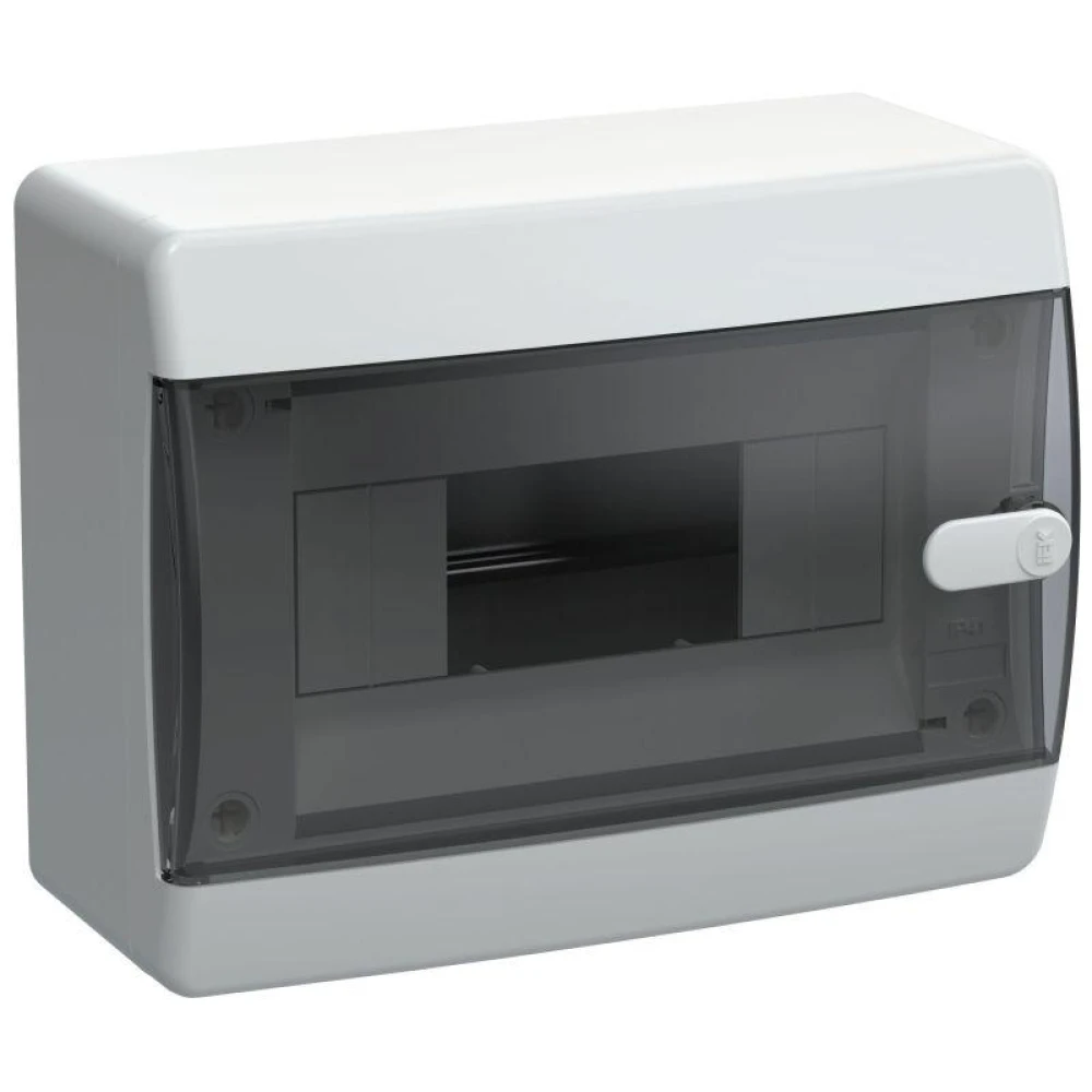 Корпус ЩРН-П-8 UNION Compact IP41 черн. прозр. дверь пластик. IEK UIC-KP12-N-08-41-K01