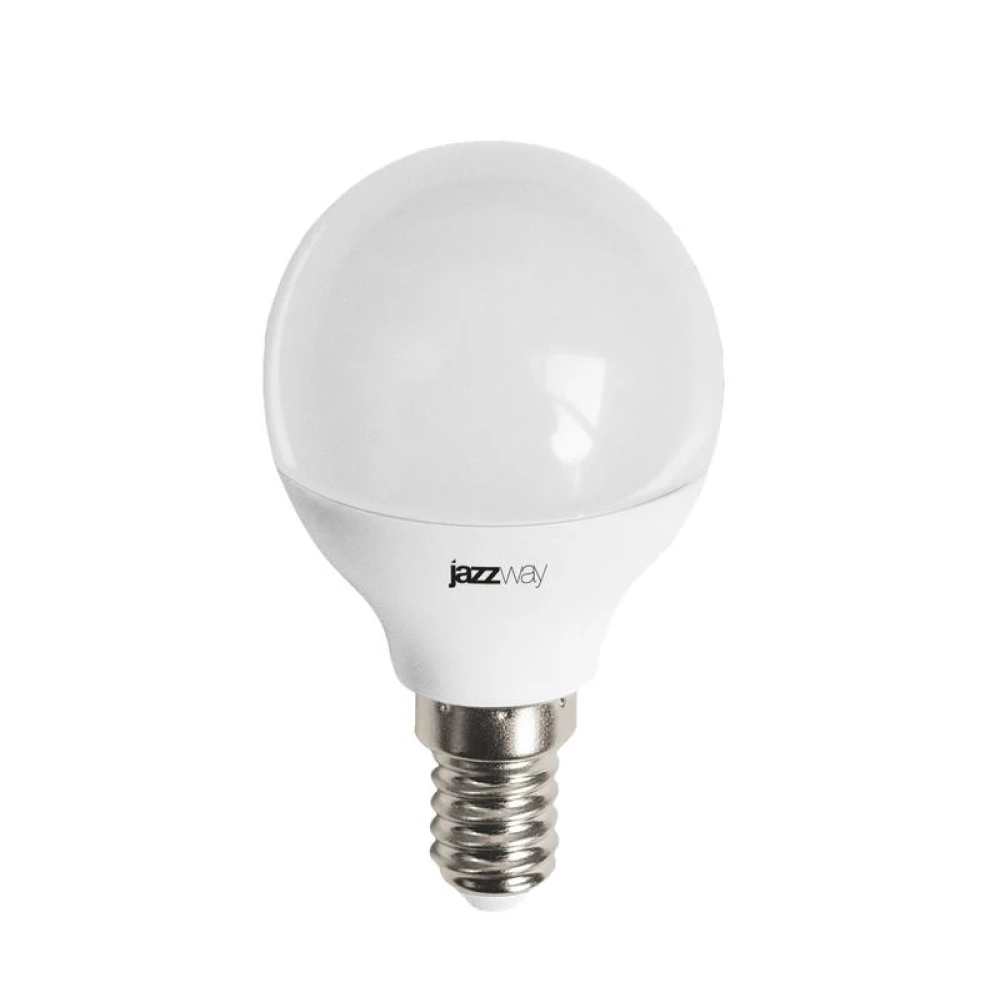 Лампа светодиодная PLED-LX 8Вт G45 шар 5000К холод. бел. E14 Pro JazzWay 5028623