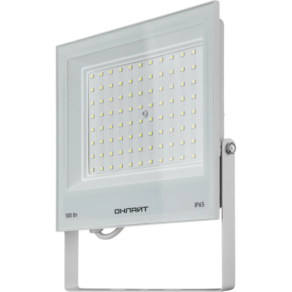 Прожектор светодиодный 90 139 OFL-100-4K-WH-IP65-LED 100Вт 4000К IP65 8000лм бел. ОНЛАЙТ 90139