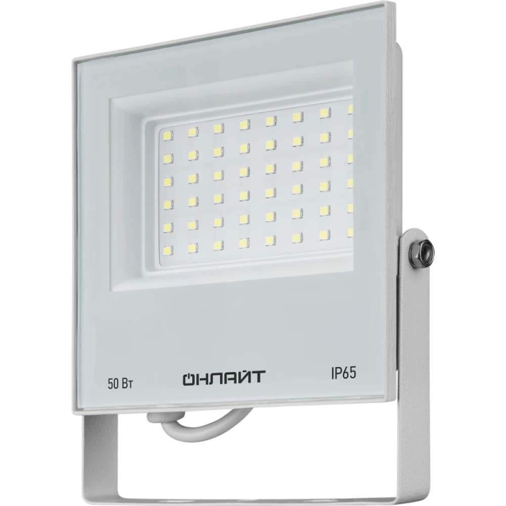 Прожектор светодиодный 90 136 OFL-50-4K-WH-IP65-LED 50Вт 4000К IP65 4000лм бел. ОНЛАЙТ 90136