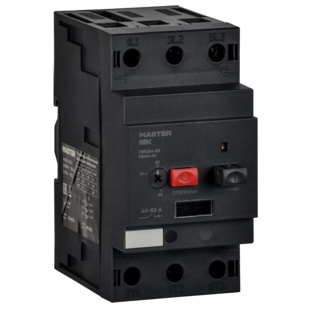 Пускатель ПРК64-63 In=64A Ir=40-63A Ue 660В KARAT IEK DMS22-63