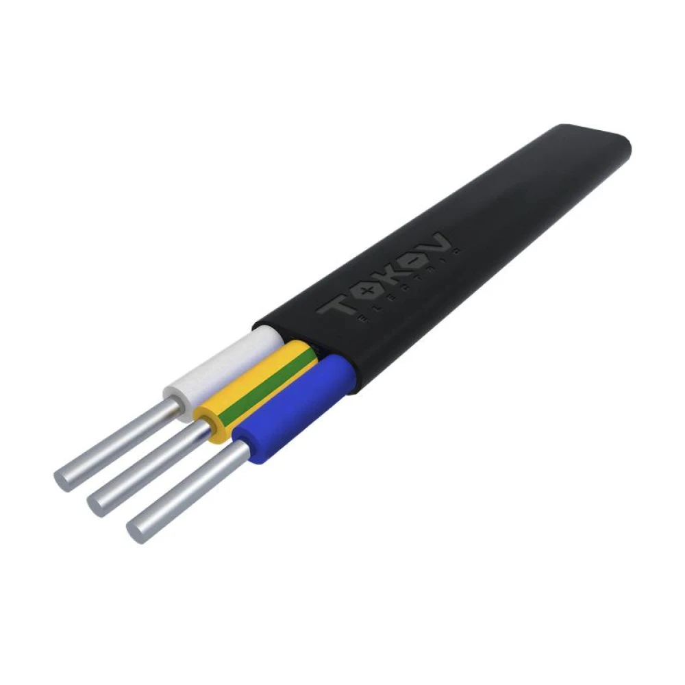 Кабель TOKOV ELECTRIC АВВГ-Пнг(А)-LS 3х2.5 ОК (N PE) 0.66кВ (м) 00-00036343