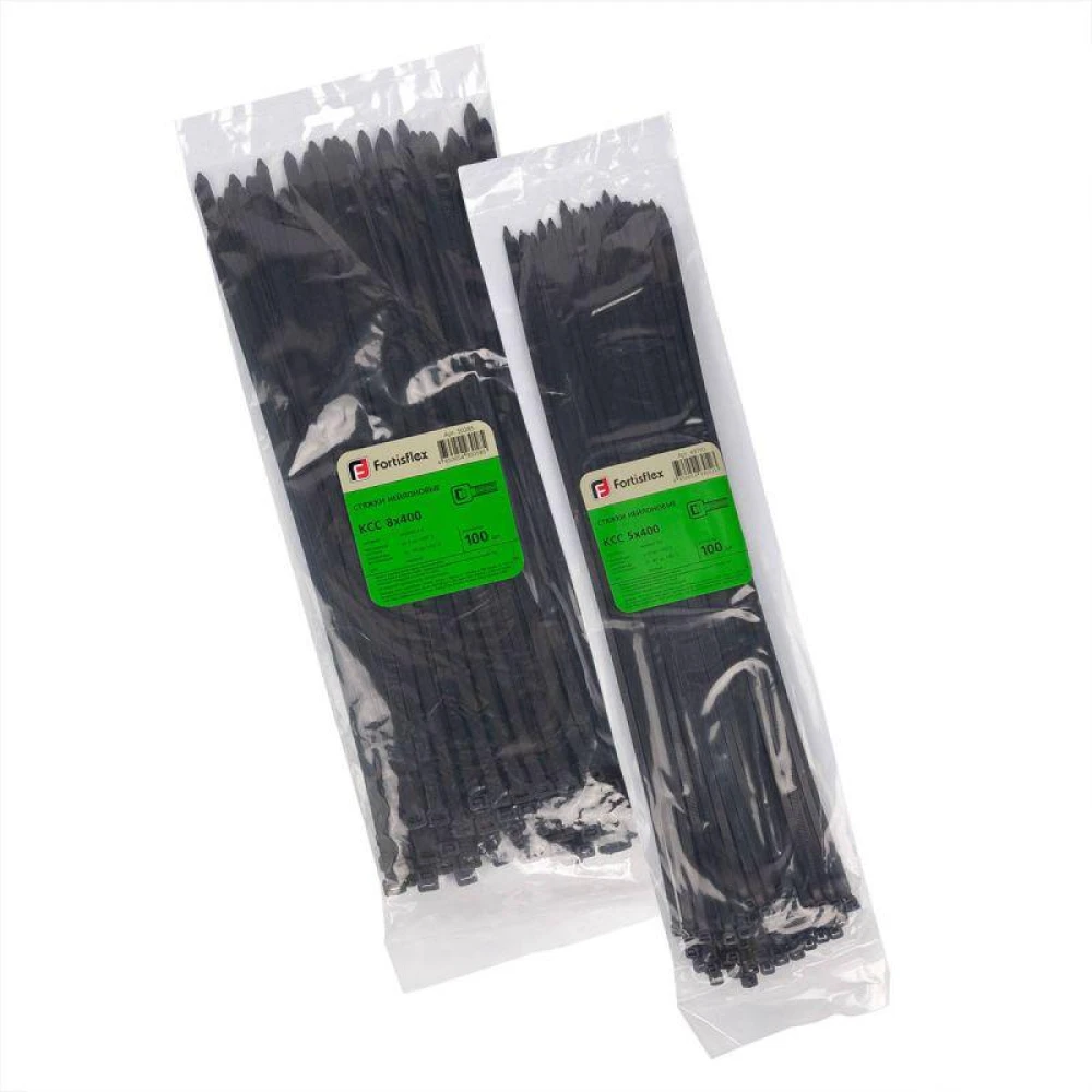 Хомут кабельный КСС 8х250 нейл. черн. (уп.100шт) Fortisflex 50282