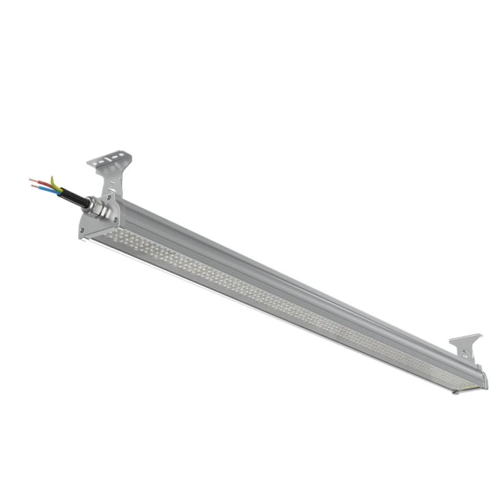 Светильник светодиодный ДСП WP 24 C 120W W 840 L1200 EL SI CL 1280х100х85мм 120Вт 4000К IP66 пылевлагозащ. Русский Свет 27072423969