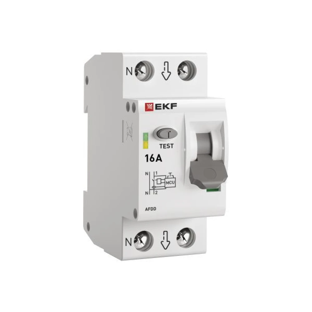 Устройство защиты от дугового пробоя (УЗДП) 1P+N 16А PROxima EKF afdd-2-16-pro