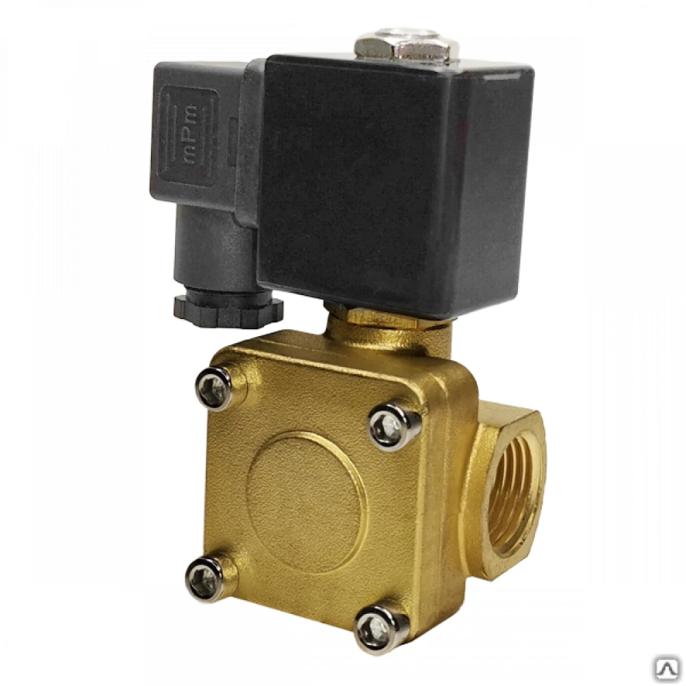 Клапан с ЭМУ G1/4", 0-1.6MPa AV21-02-DC24V 2/2 НЗ