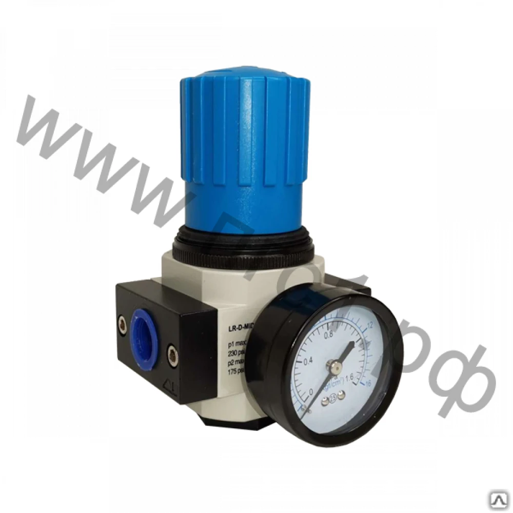 Регулятор в комплекте с манометром и кронштейном G3/8", 0,5-16bar LR-D-MINI-10