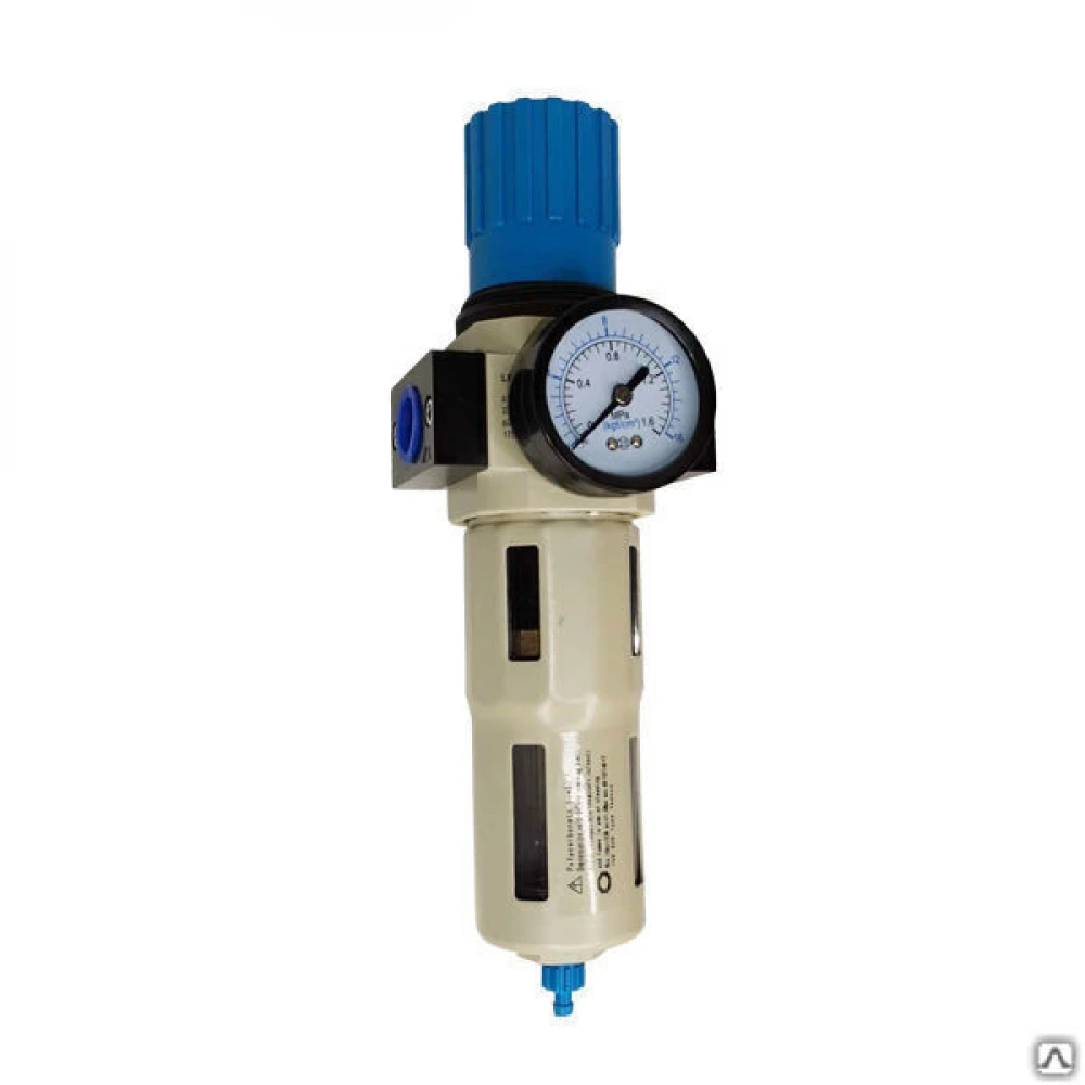 Фильтр-регулятор в комплекте с манометром и кронштейном G3/8", 0.5-16bar LFR-D-MIDI-10