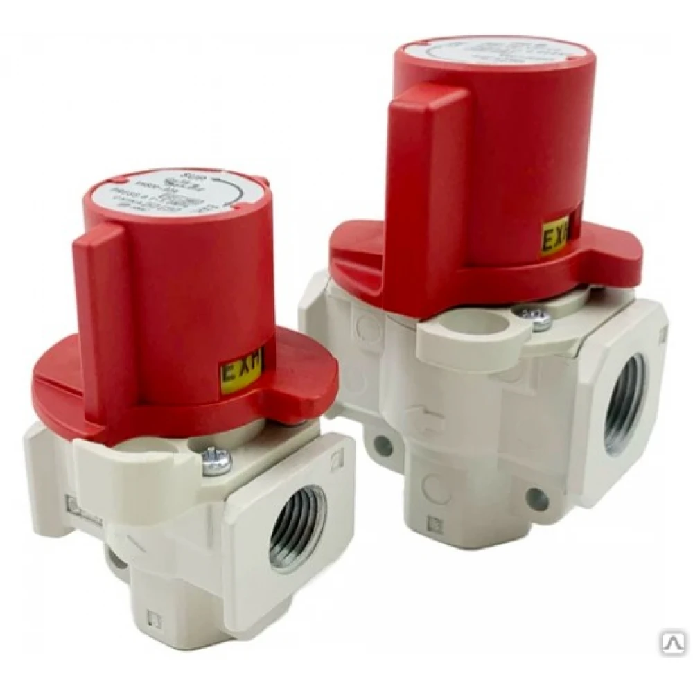 Запорный клапан, G3/8",с блокировкой под пломбу VHS30-F03A-P 3/2-Ручной