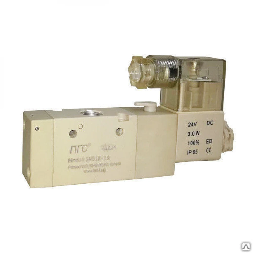 Пневмораспределитель 3/2 (1/4") с односторонним ЭМУ 3NV210-08 ПГС