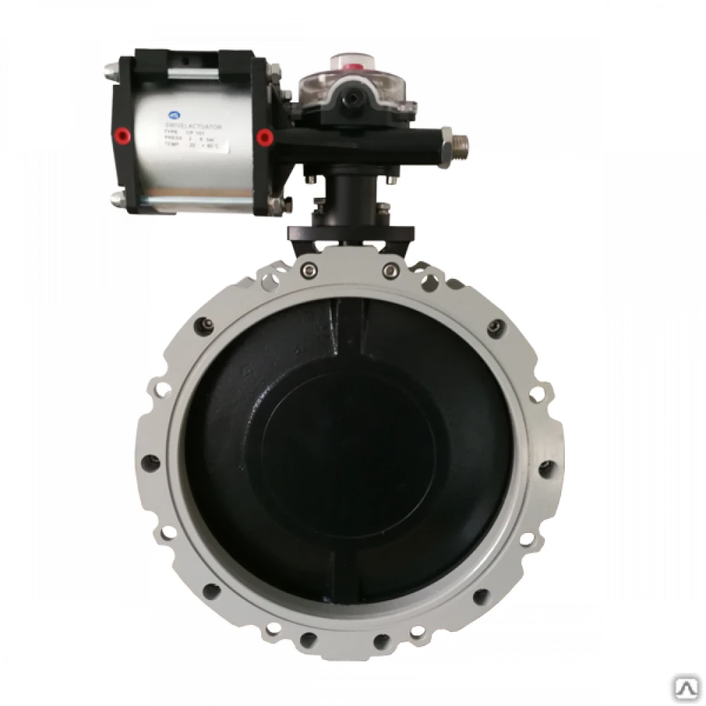 Дисковый поворотный затвор с пневмоприводом V1FS250SN-CP101-MIC23