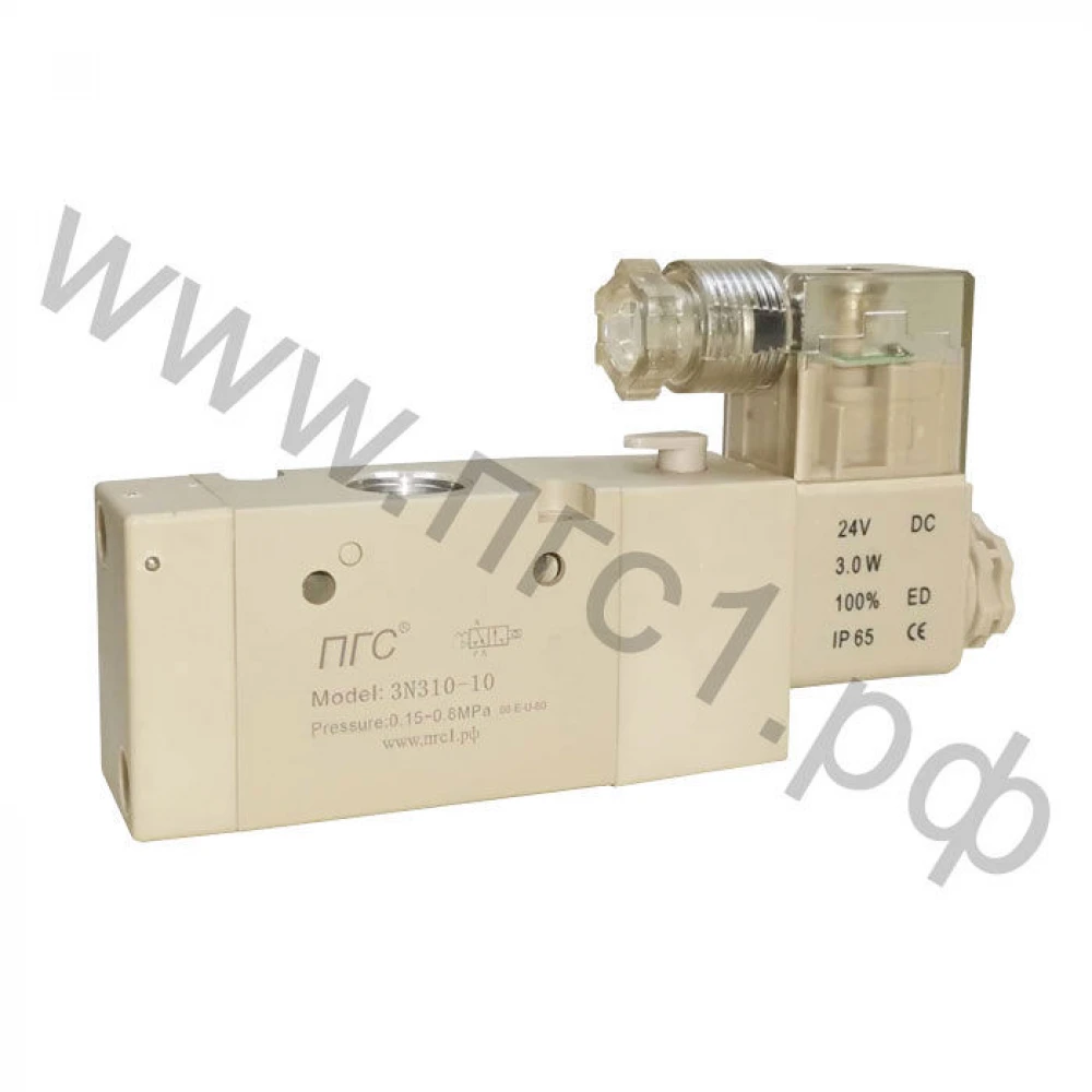 Пневмораспределитель с односторонним ЭМУ 4N310-10 AC220V 5/2
