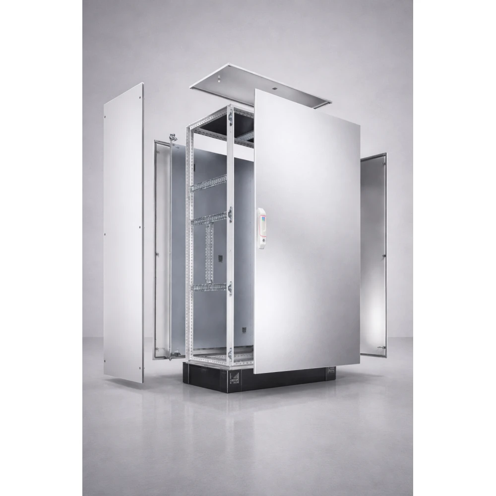 Шкаф модульный Rittal SV/TS 8 без монтажной панели 600×2000×600 мм, RAL 7035, IP54_9670606