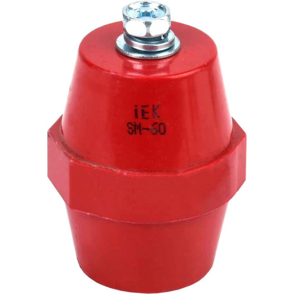 Изолятор SM60 силовой с болтом (M8), для изоляции и крепления шин YIS11-60-20-B