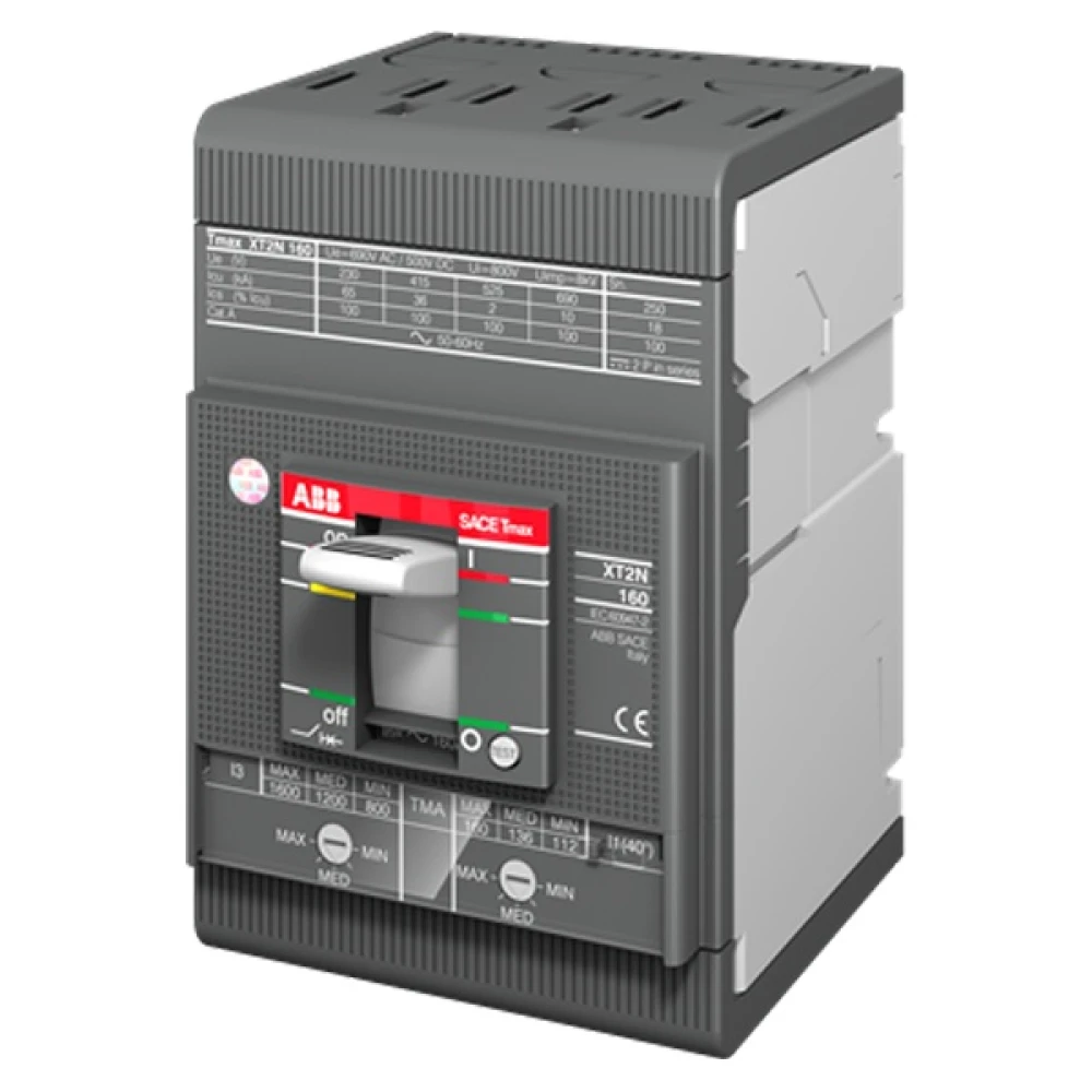 Автоматический выключатель XT2N160 TMD,16-300 3p FF, для защиты цепей от КЗ и перегрузки 9CNB1SDA067010R1