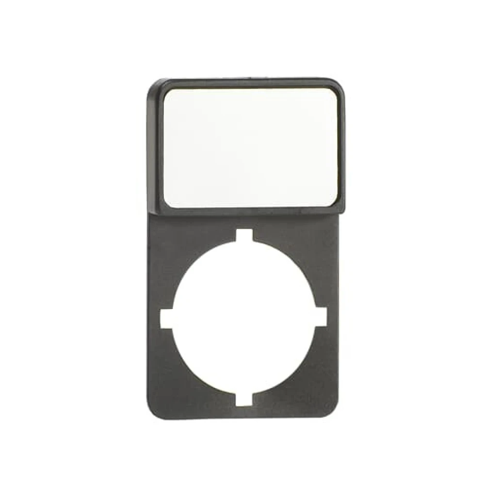 Дополнительный шильдик OMFB72 черный для миниатюрных переключателей OM 1SCA022555R4990
