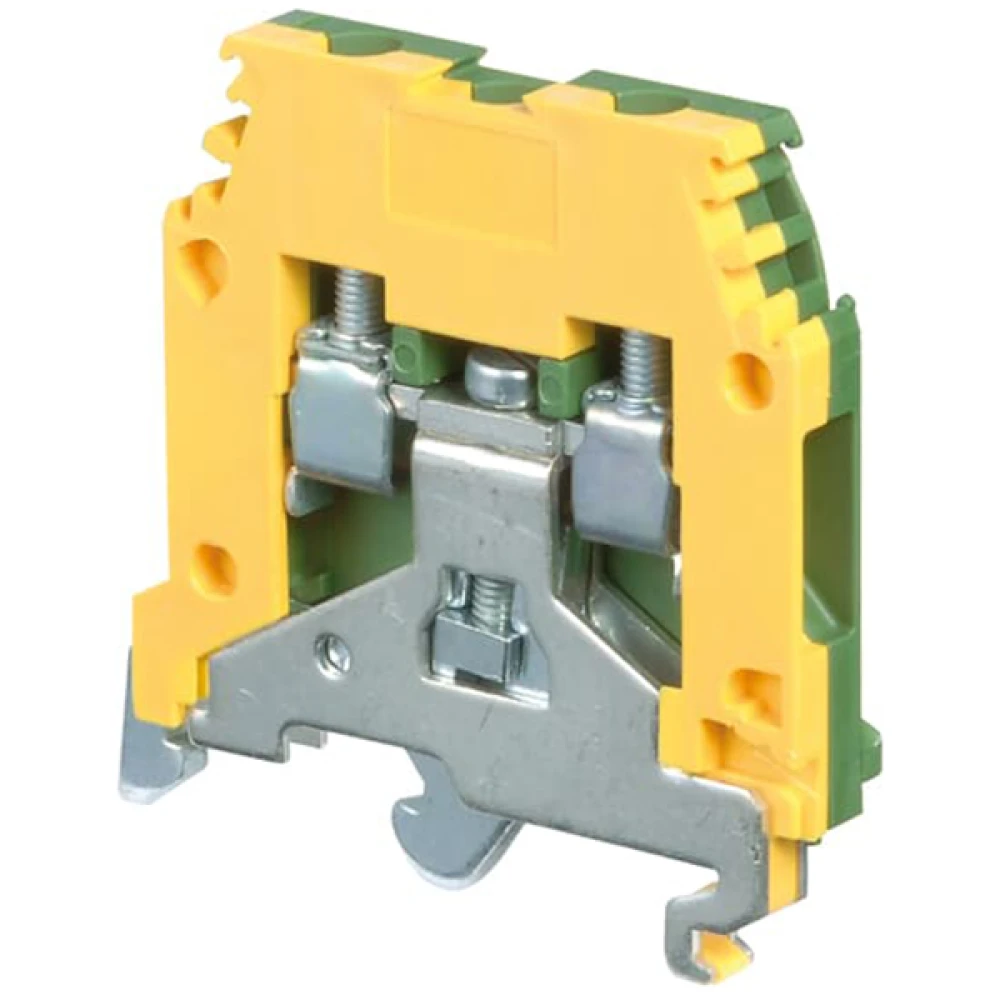 Клеммы винт M4/6P 4мм кв Земля, для подключения проводников 1SNA165113R1600