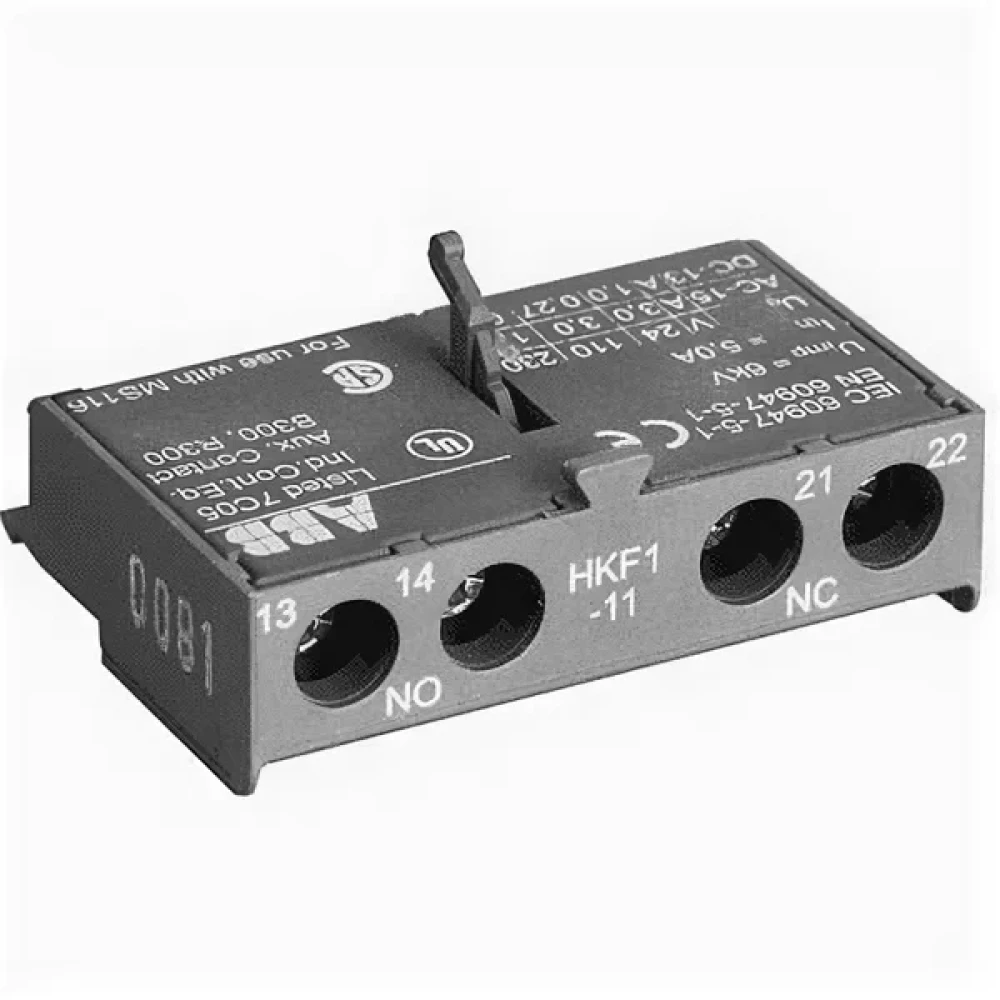Контакт HKF1-11 дополнительный для автоматов MS116 1SAM201901R1001