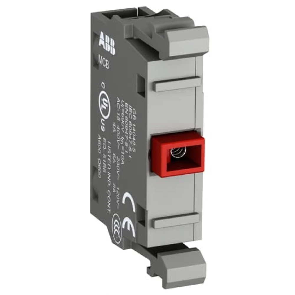 Блок контактов MCB-01 фронт. монтаж 1Н3 ABB 1SFA611610R1010