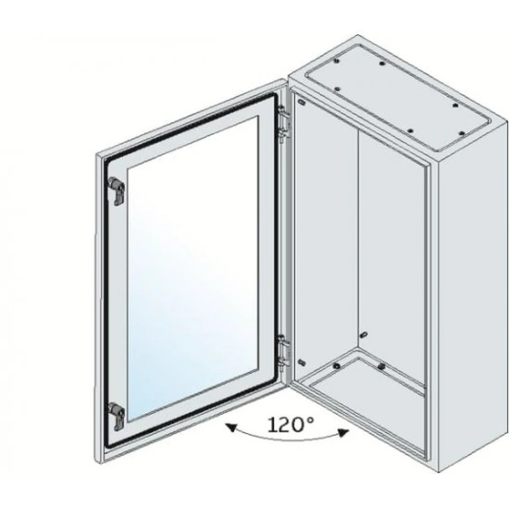 Корпус шкафа с монтаж. платой 1200×600×300 SR12630
